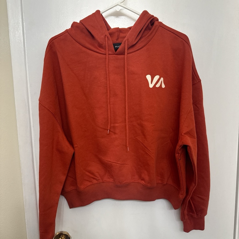 RVCA Rust Oversized Hoodie Sweatshirt